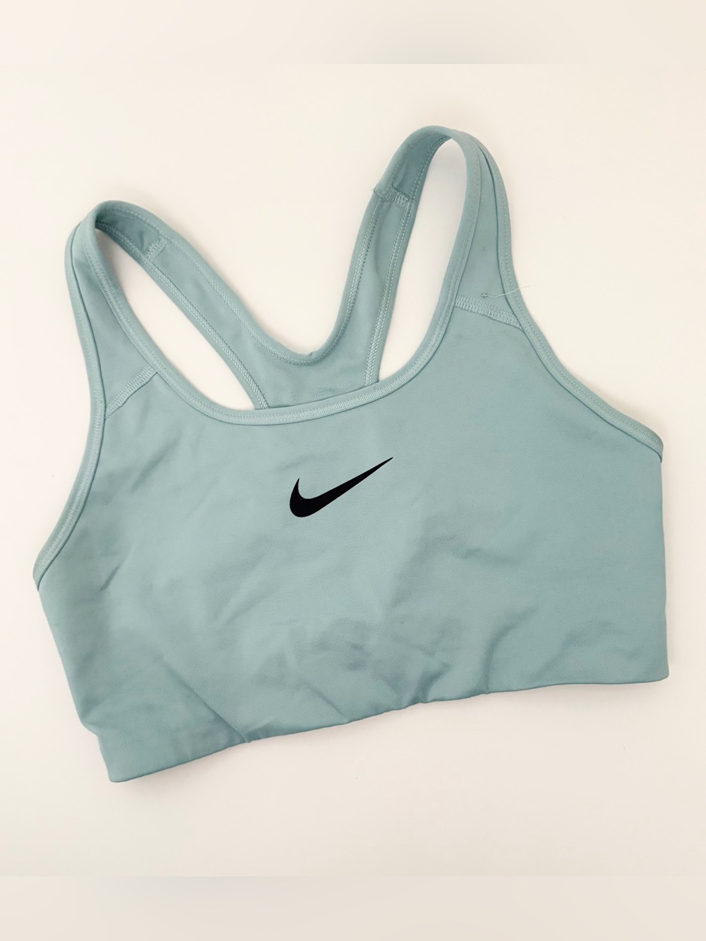 Nike Pro Athletic Sports Bra Powder Blue Womens Medium Gym Workout Sporty